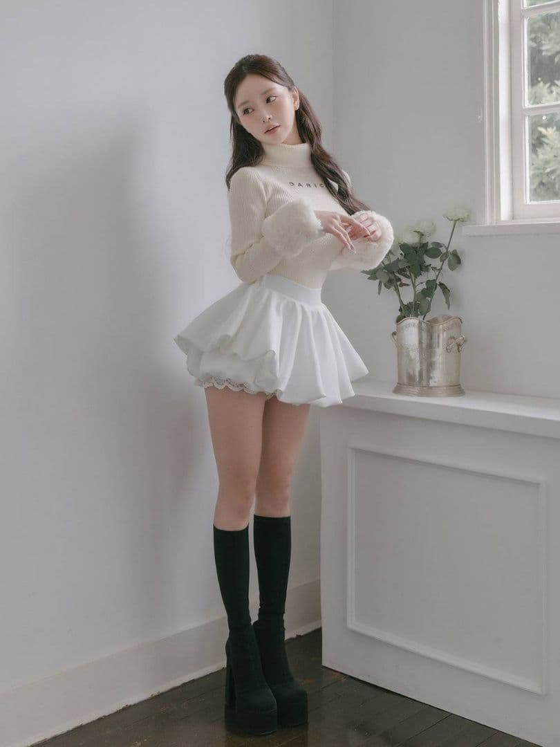 ダーリッチ ボリュームバルーンミニスカート