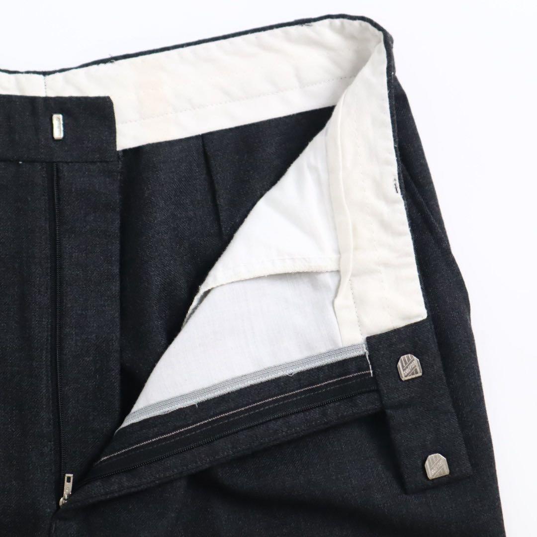 Euro vintage ユーロヴィンテージ 2タック ワイドスラックス