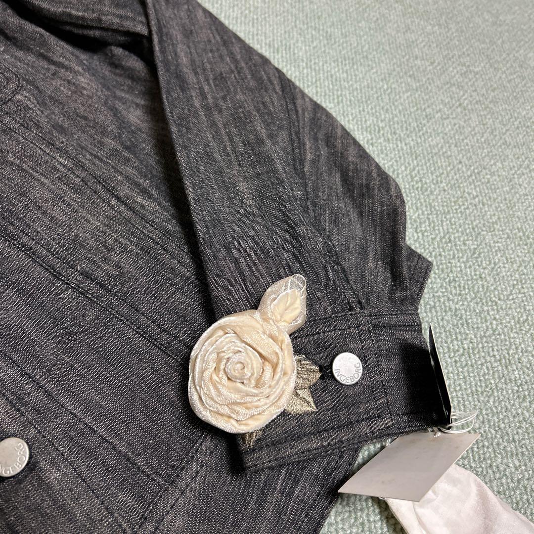 【再値下げ】新品 インゲボルグ INGEBORG 薔薇 デニムGジャン