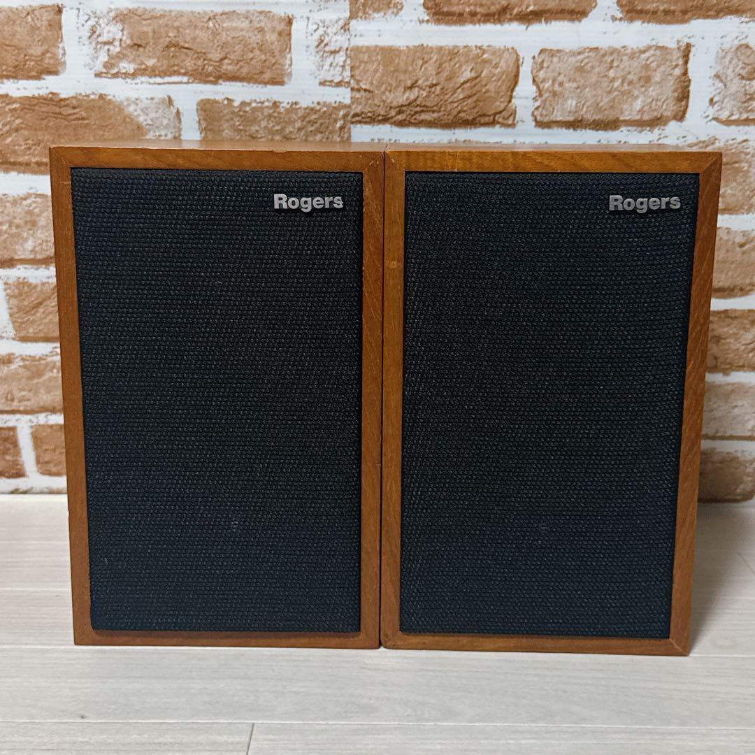 【希少品】ROGERS ペアスピーカー　LS3/5A 15Ω 黒ラベル