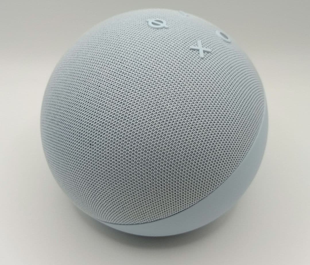 【動作品】Echo Dot with Clock 第5世代 クラウドブルー