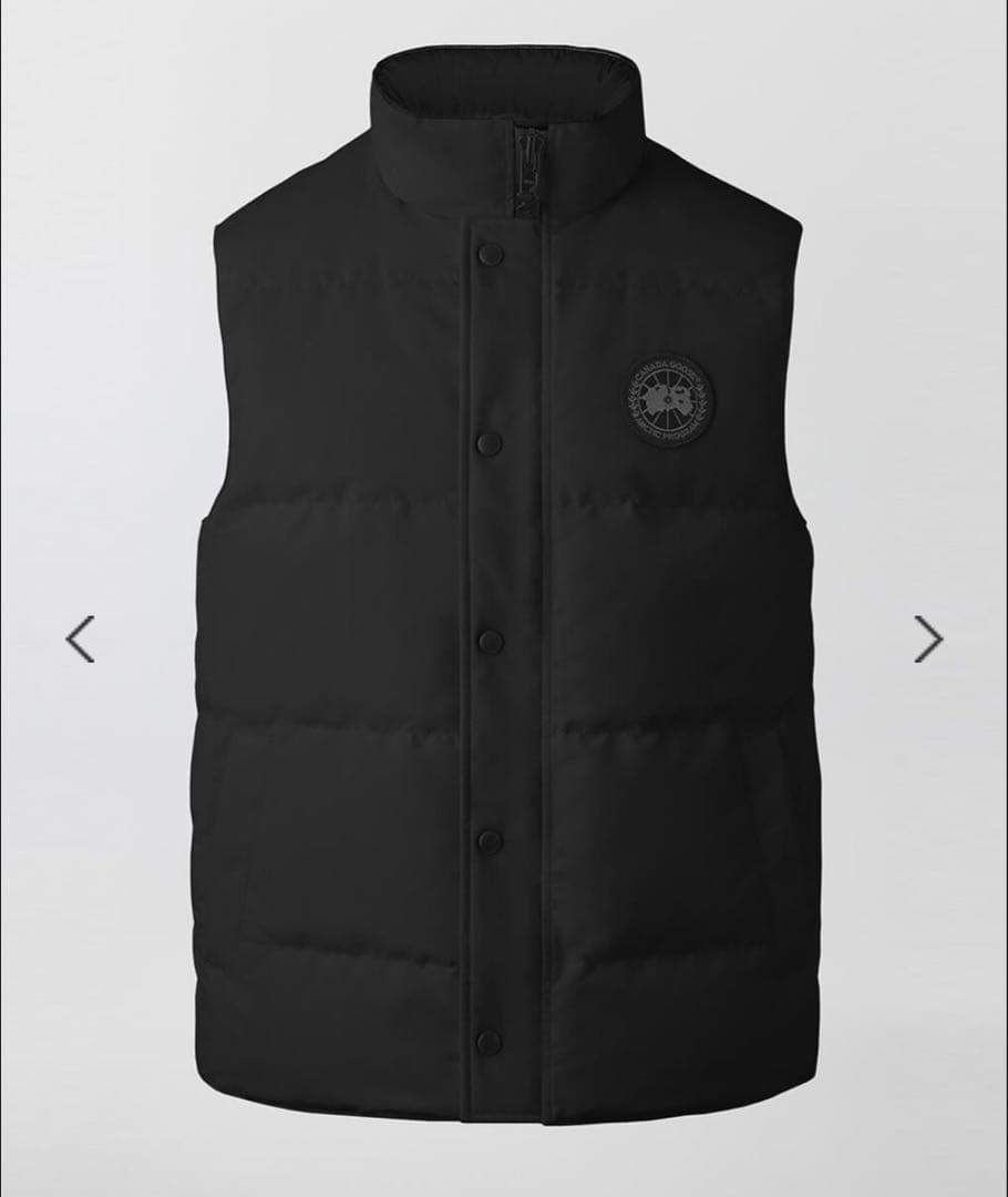 AZUI 美品◎ カナダグース ダウンベスト ブラックレーベル