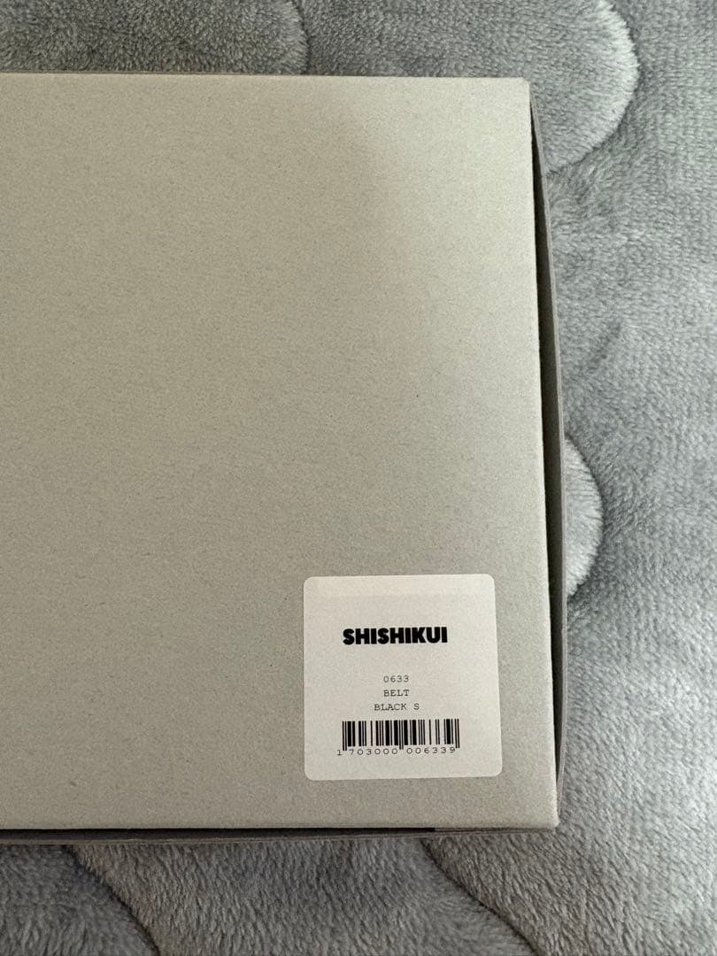 SHISHIKUI シシクイ 廃盤BELT ベルト　BLACK