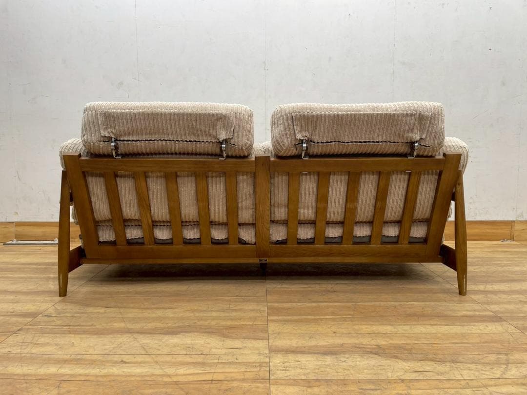 T7958☆美品☆ジャーナルスタンダードファニチャー☆アクメマデイラ2PSOFA