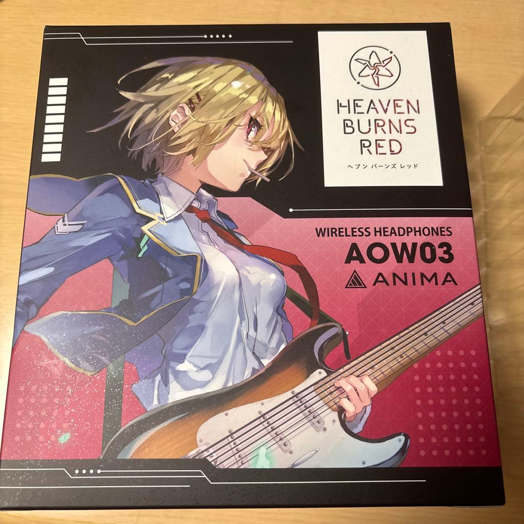 ヘブンバーンズレッド ワイヤレスヘッドホン AOW03　茅森ルカ ヘブバン