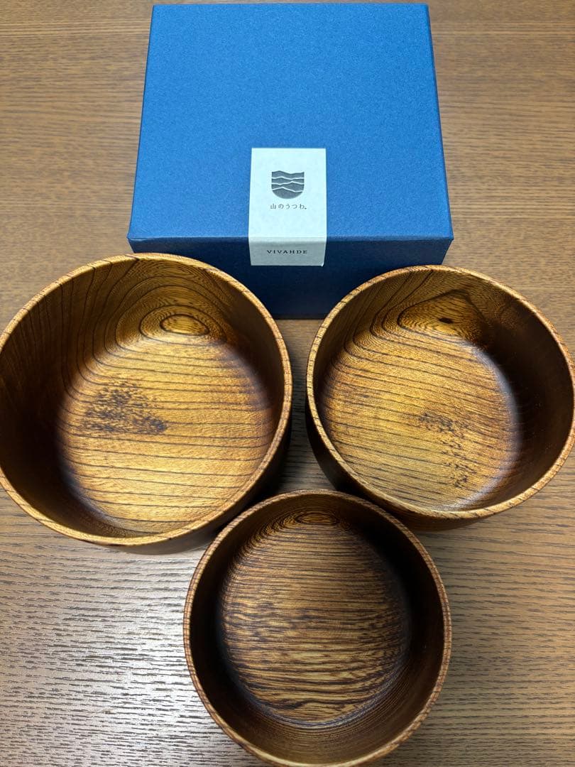 VIVAHDE オリジナル 山のうつわ ブラウン