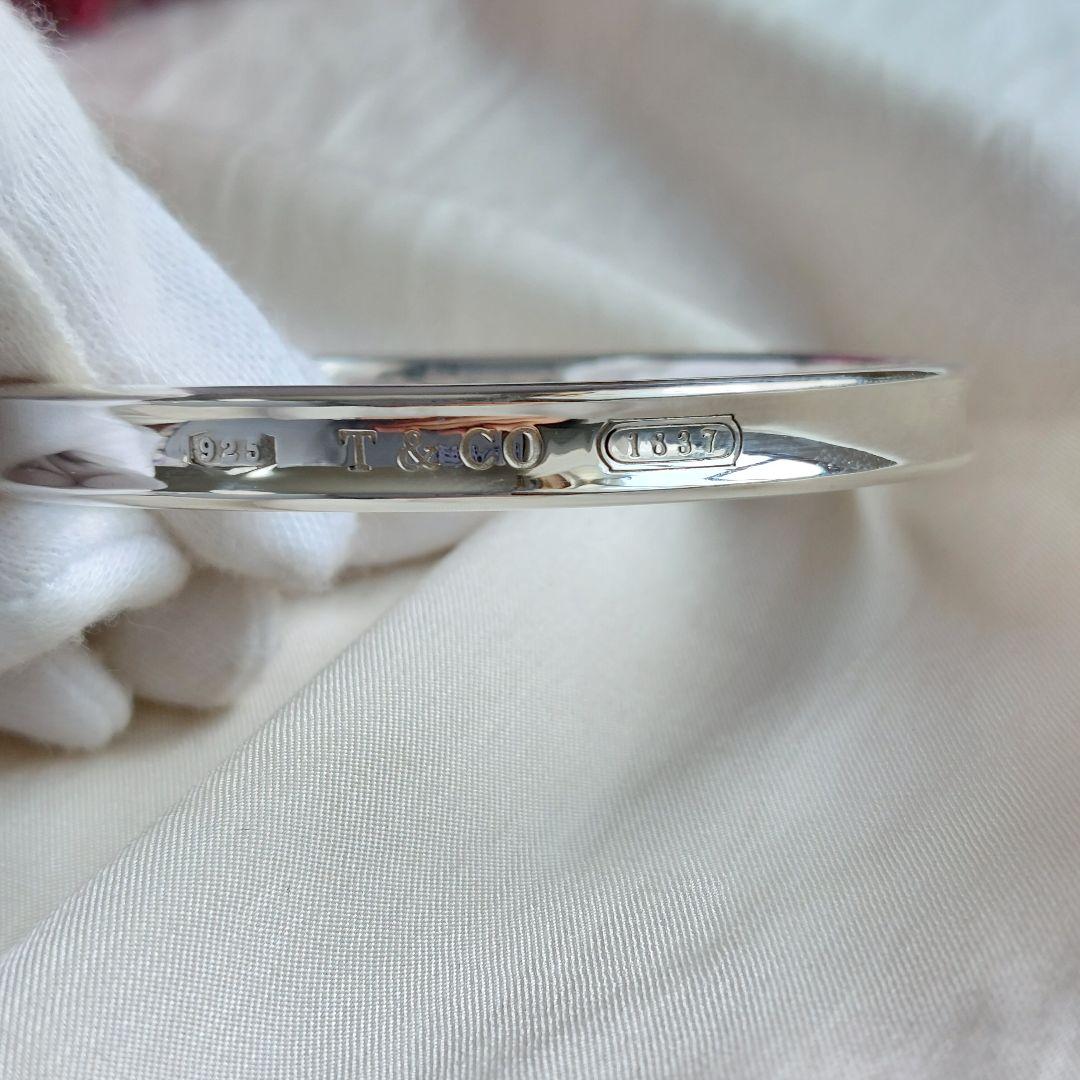 【美品】ティファニー 1837 ナロー カフ バングル ブレスレット SV925