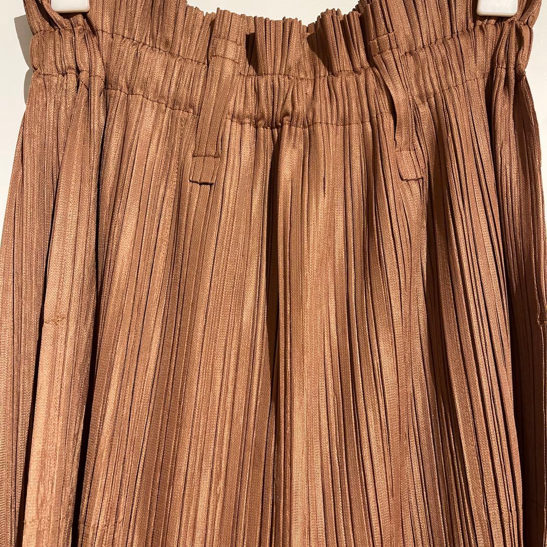 プリーツプリーズ　サルエルパンツ　ワイドパンツ　3