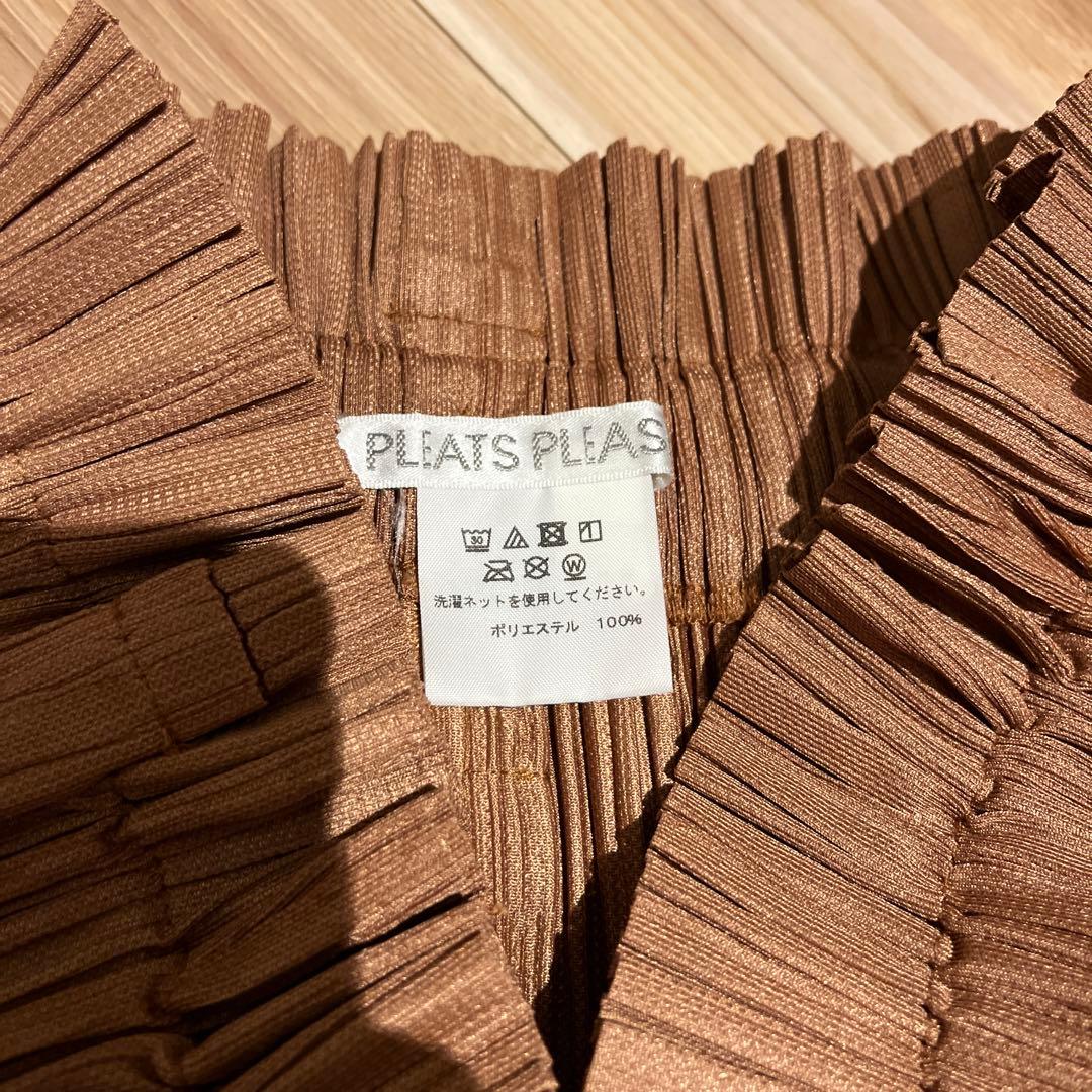 プリーツプリーズ　サルエルパンツ　ワイドパンツ　3