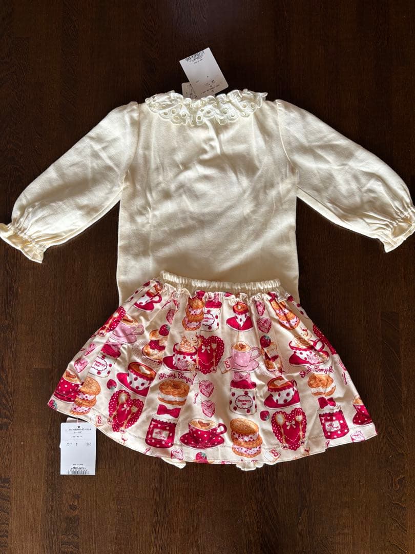 Shirley Templeシャーリーテンプルフリル付き上下セット誕生日