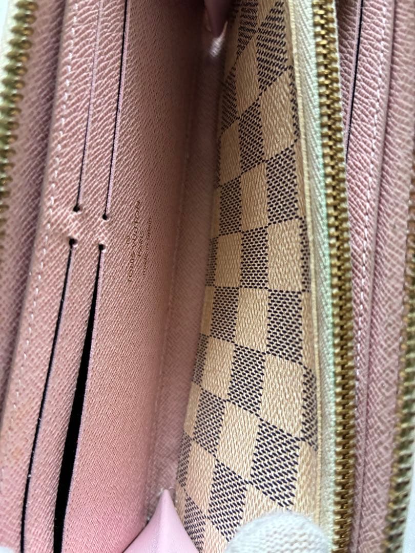 ルイヴィトン　ダミエ・アズール　ラウンドファスナー　ウォレット　長財布