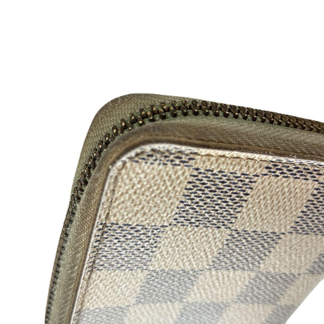 ルイヴィトン　ダミエ・アズール　ラウンドファスナー　ウォレット　長財布