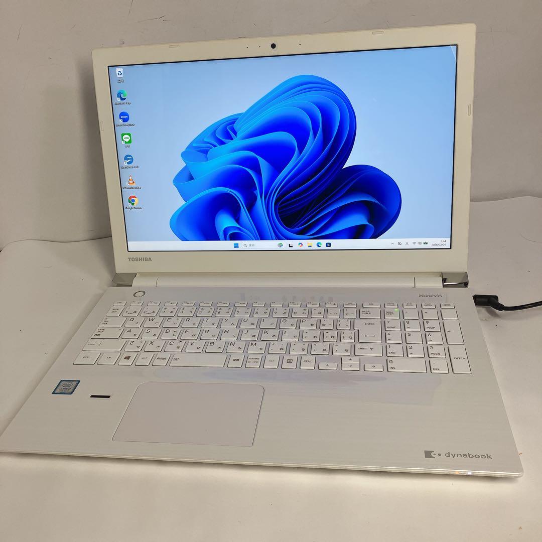 【7世代i7×SSD500GB 】ダイナブックWin11 カメラDVD搭載