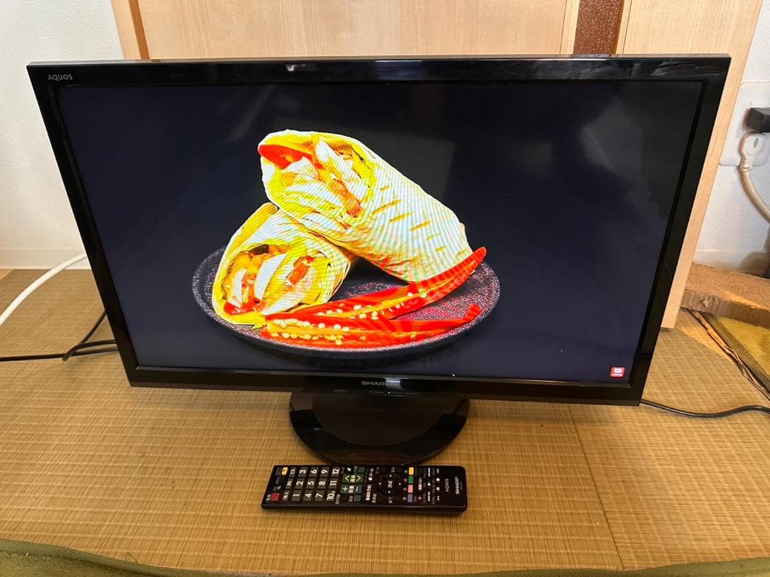 シャープ SHARP 24型 液晶 テレビ 2T-C24AD 2019年　美品