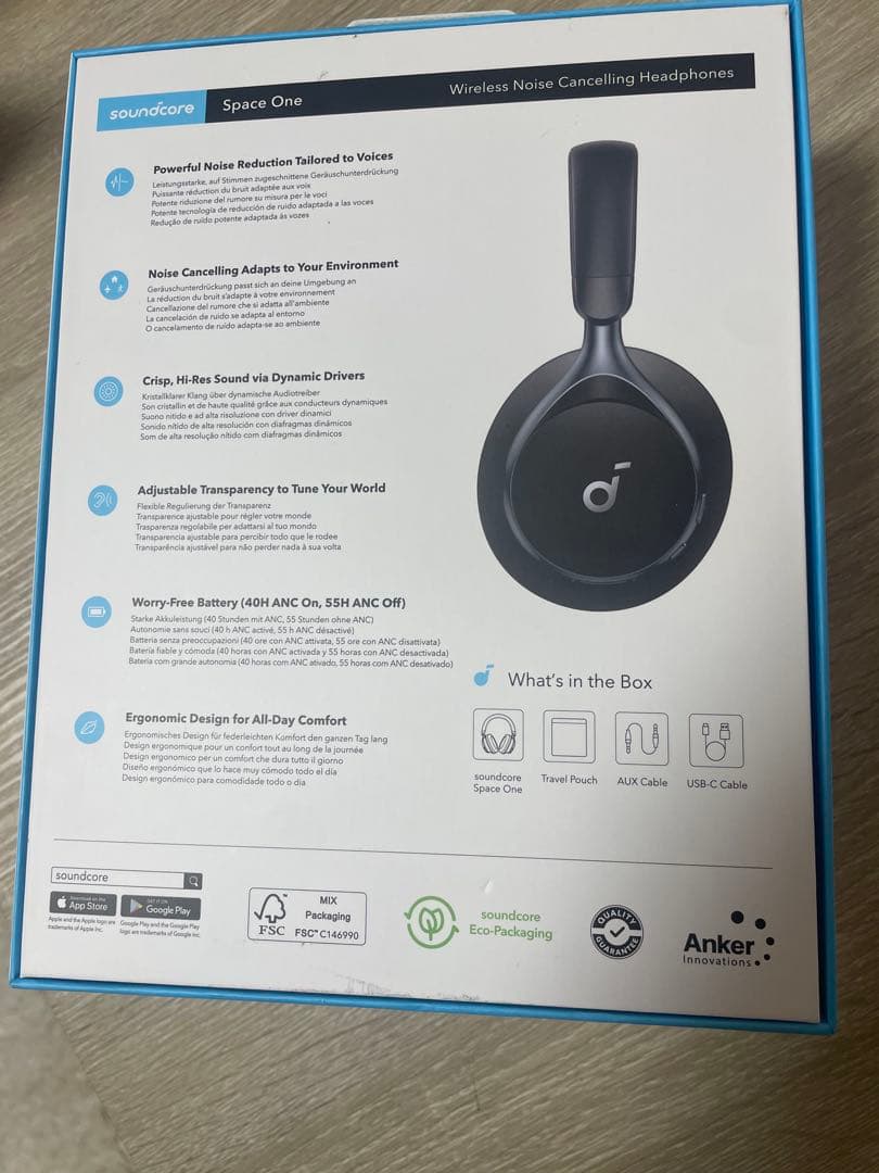 soundcore Space One ワイヤレスヘッドフォン