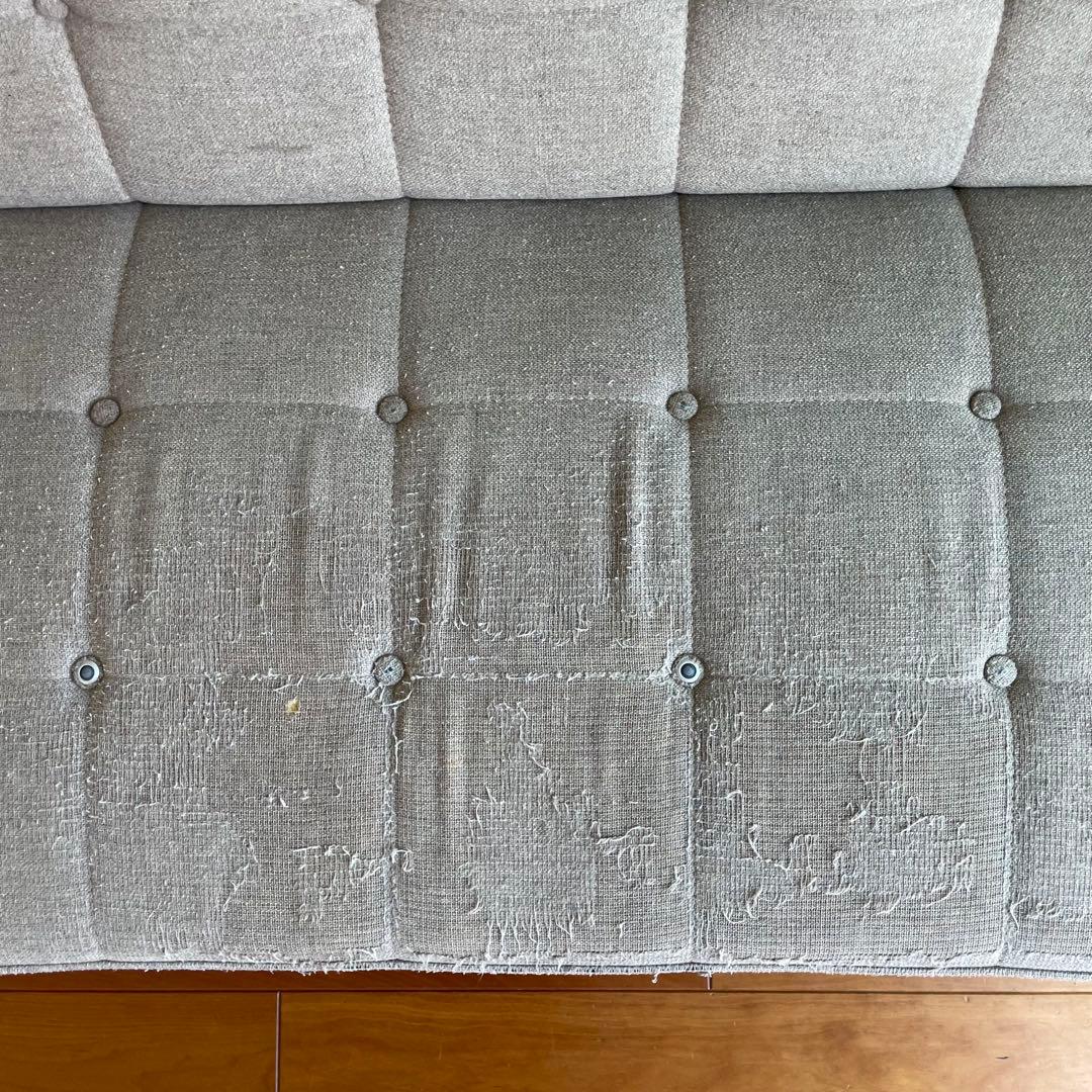 カリモク60 Kチェア2シーター フラノベージュ チェリー