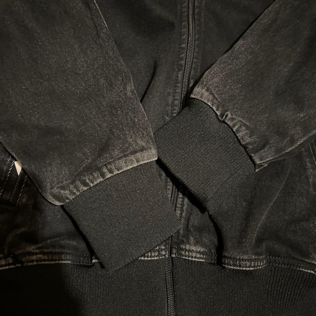 アディダス アディカラーデニムジャケット　ファイヤーバードトラックトップ　M