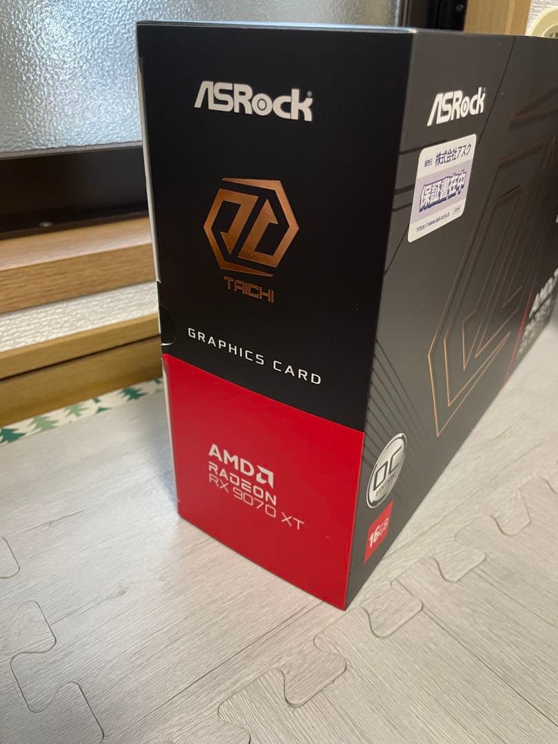 メーカー保証2年ASRock Radeon RX9070 XT taichi