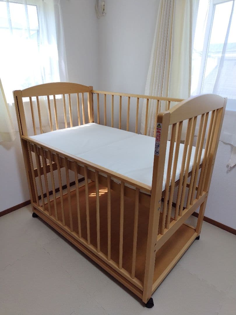 ベビーベッド　日本製　サワベビー　ハイタイプC型　すのこ床板