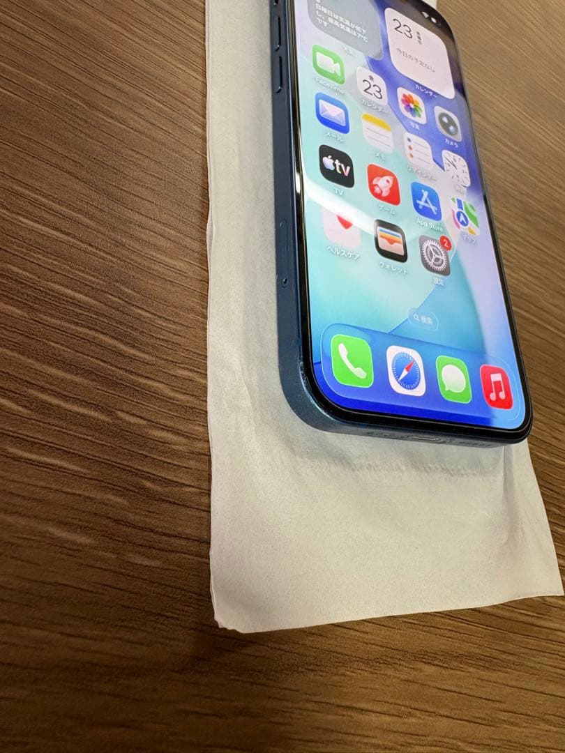 iPhone 13 128GB Simフリー 背面割れ 画面無傷