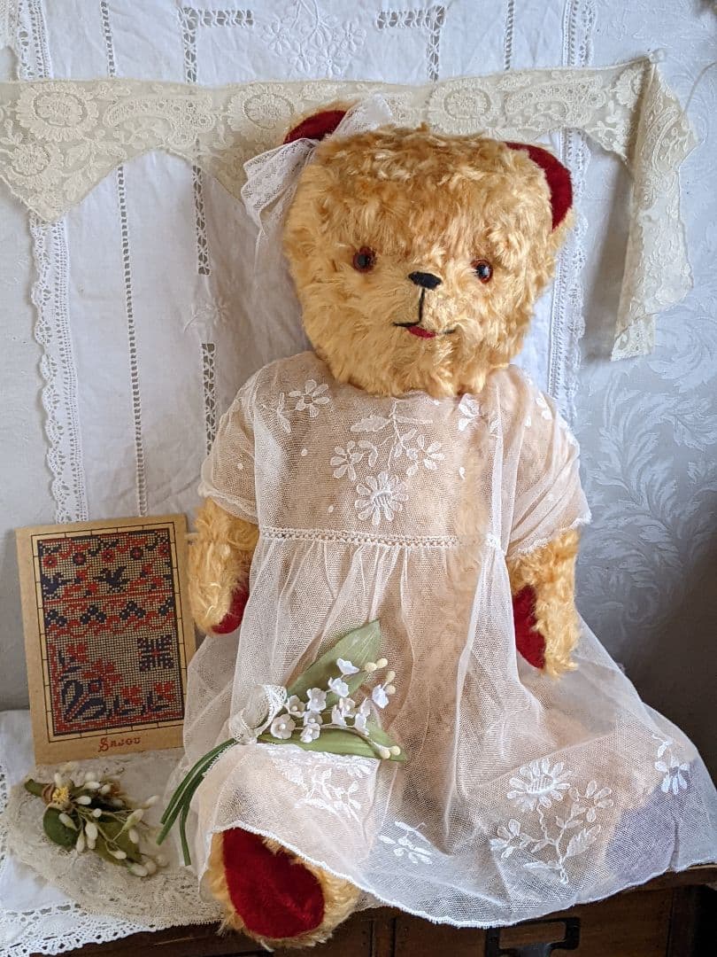 【s】アンティークベア　アンティークテディベア　フランス