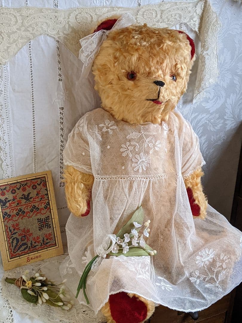 【s】アンティークベア　アンティークテディベア　フランス