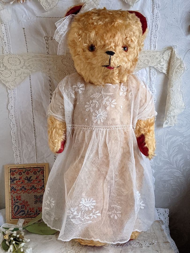 【s】アンティークベア　アンティークテディベア　フランス