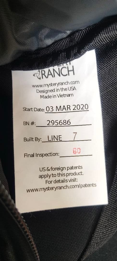 MYSTERY RANCH ブラックバッグ 3way