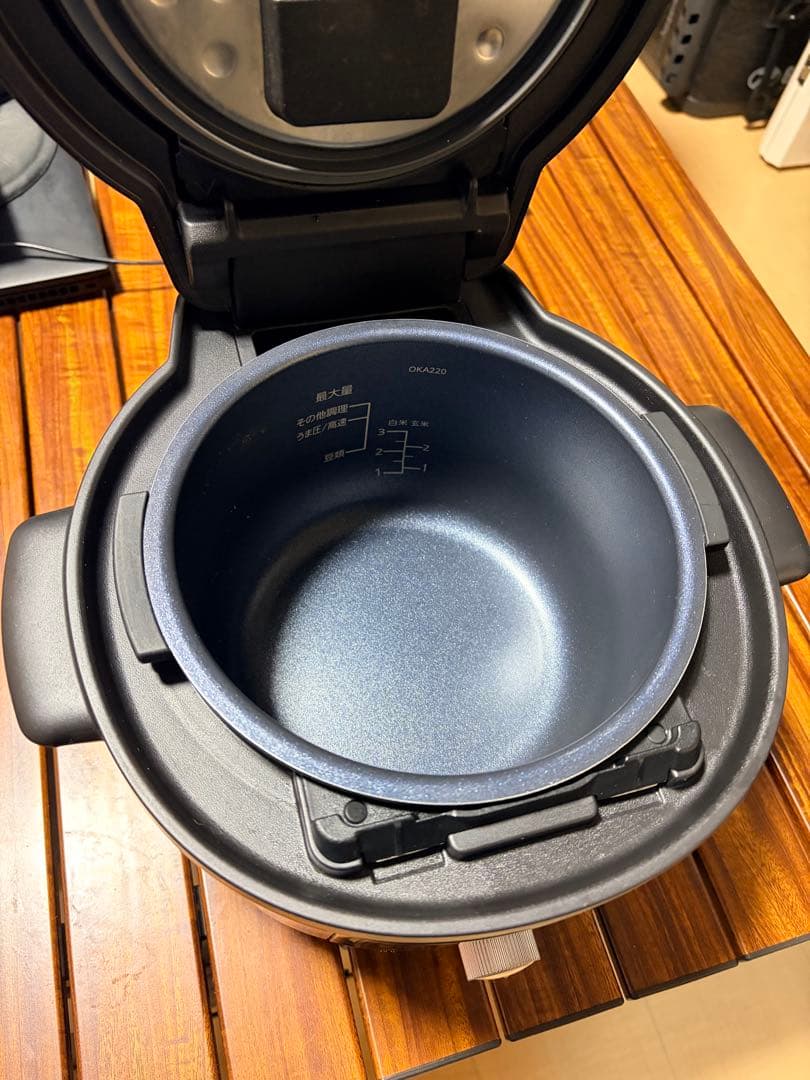 タイガー 電気圧力鍋 COOKPOT COK-A220KM マッドブラック