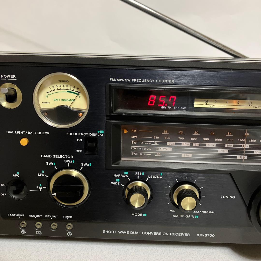 ソニーＢＣＬラジオ ＩＣＦー６７００　　　　完動品