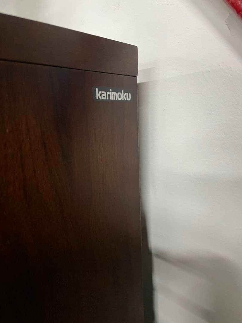 カリモク　コロニアル 木製 ブラウン キャビネット 4段