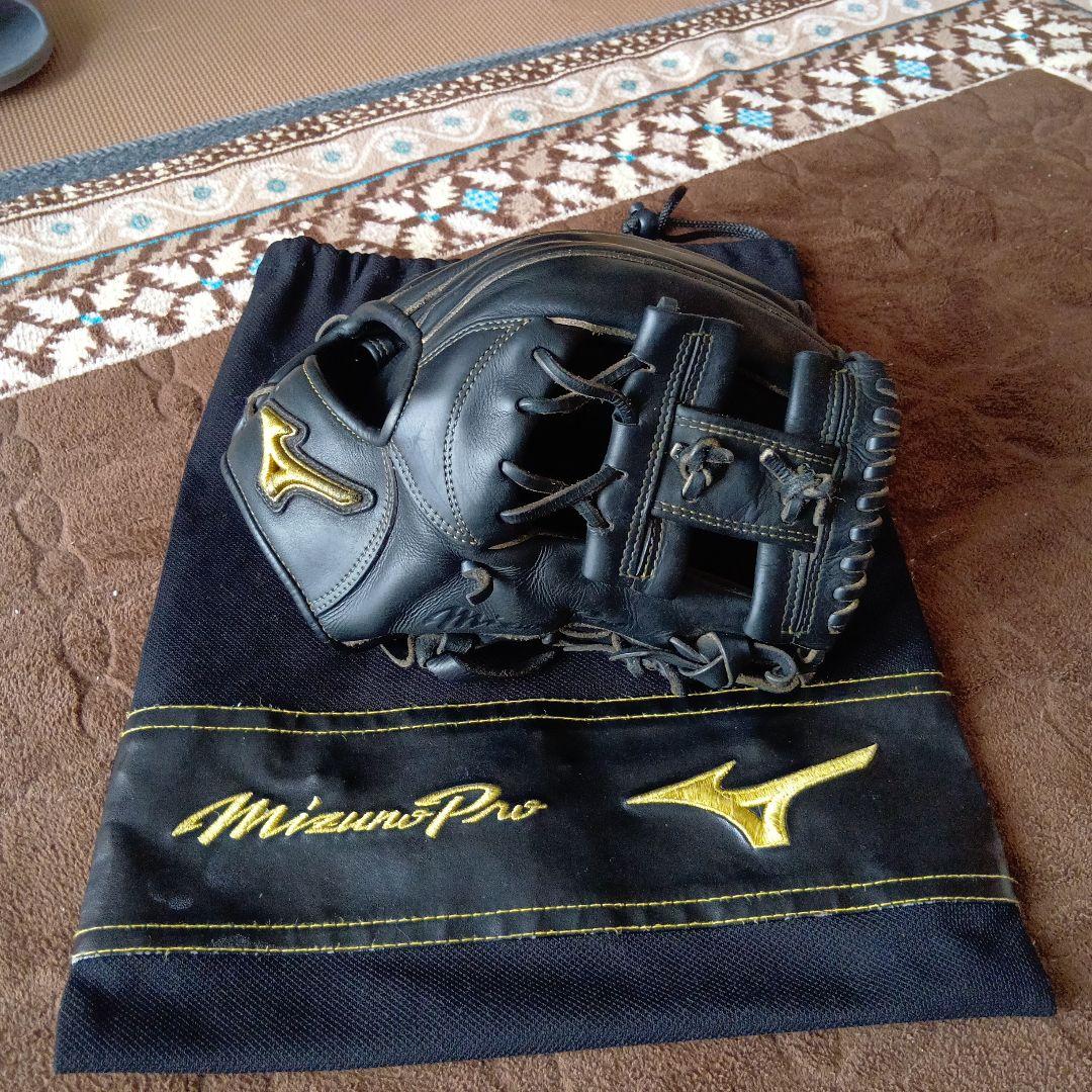 MizunoPro 硬式グローブ 黒