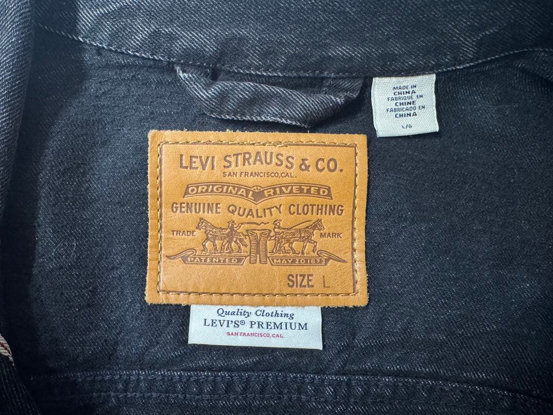 Levi’s リーバイス 30th 別注 ブラックデニム セットアップ(美品)