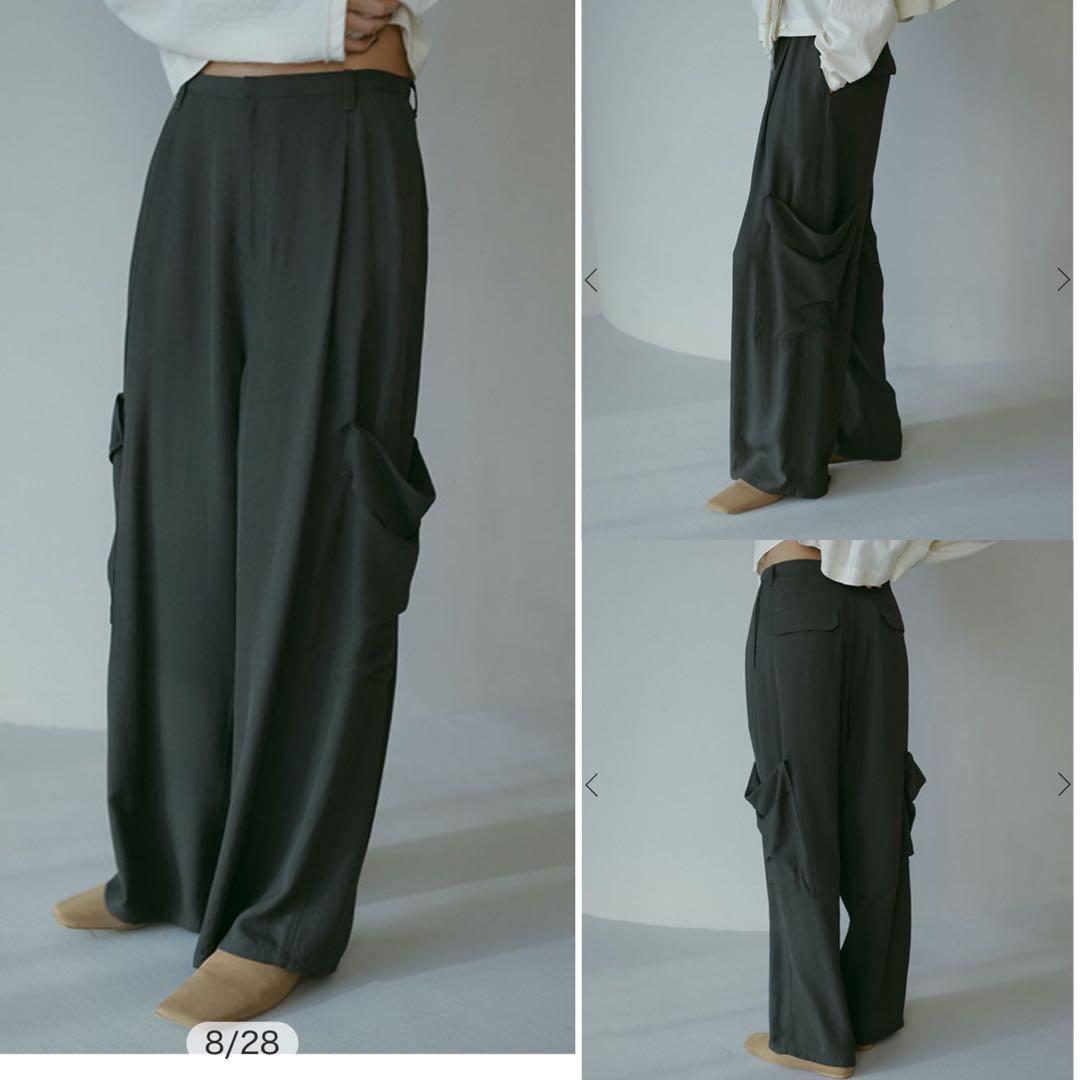 ETRE TOKYO 25SS リラクシーカーゴパンツ チャコール M