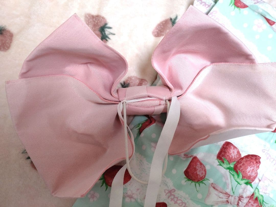 Angelic Pretty いちごミルフィーユ 浴衣・作り帯セット ミント