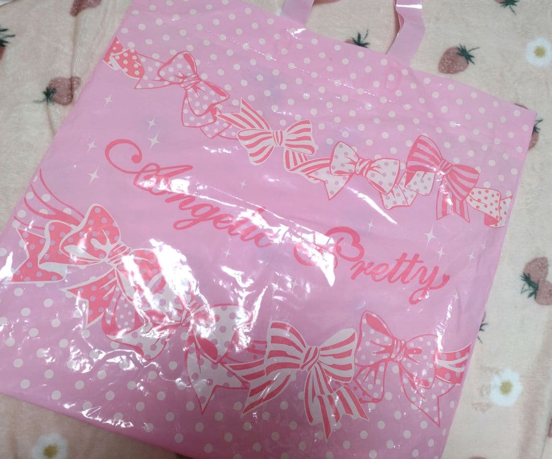 Angelic Pretty いちごミルフィーユ 浴衣・作り帯セット ミント