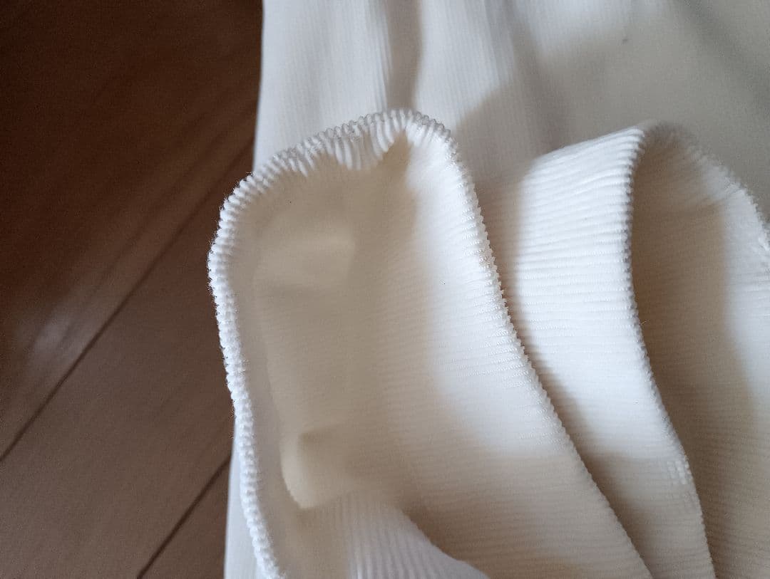 えみおわす ボンタンパンツ 白系 クリーム コーデュロイ