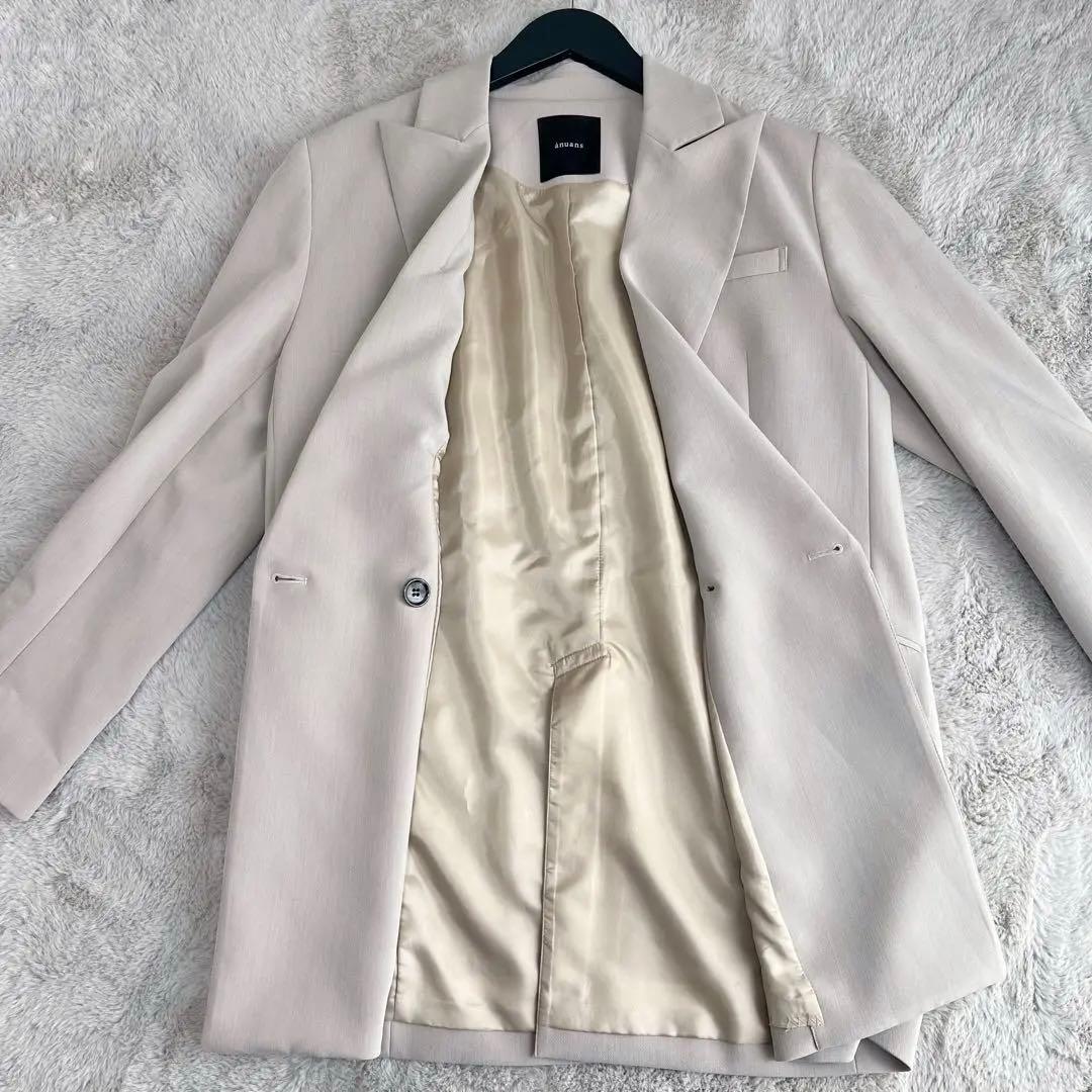 【新品】anuans ダブルブレスト テーラードジャケット オーバーサイズ