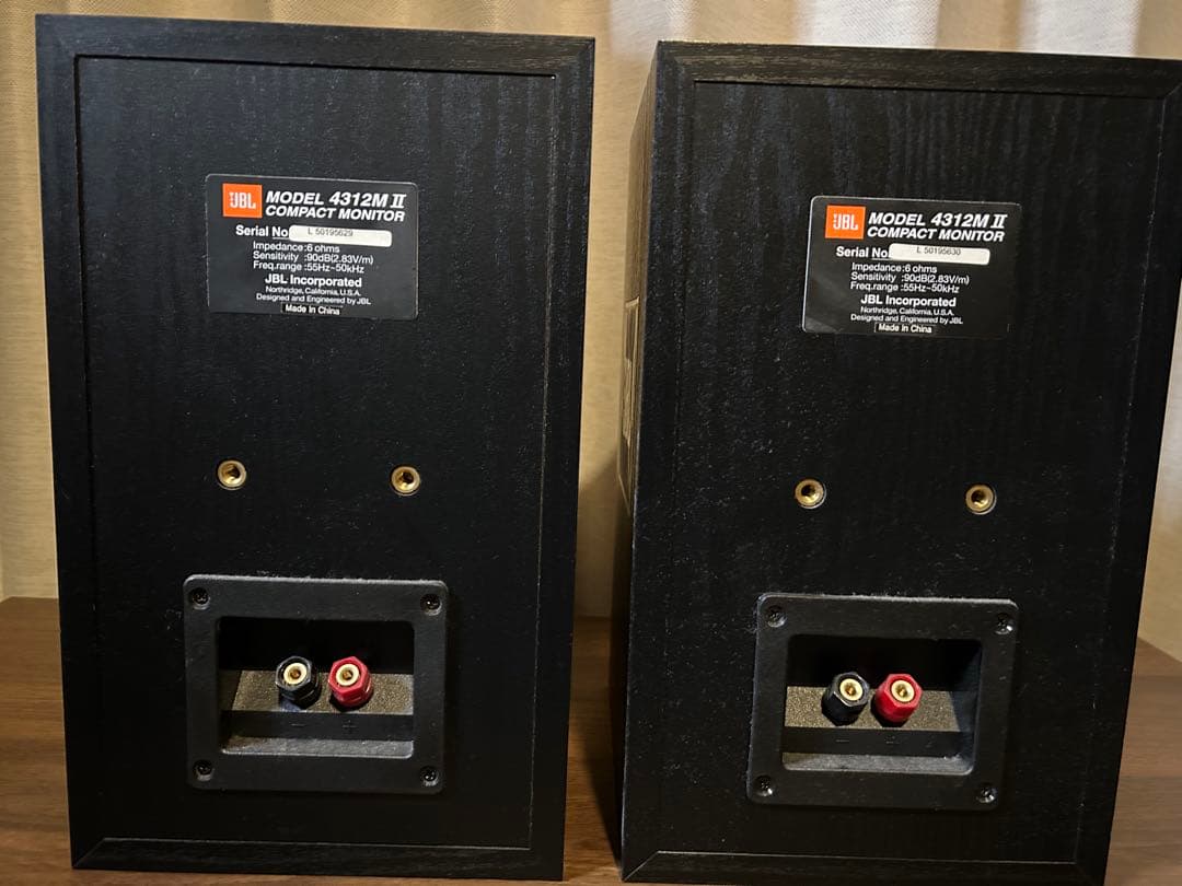 【値下】JBL スピーカー　MODEL　4312MⅡ　2台セット