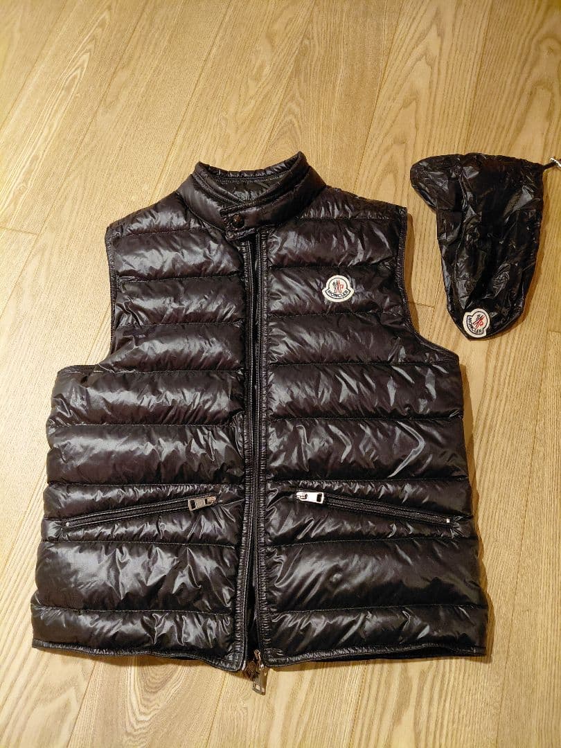 モンクレールダウンベスト ブラック　Size0