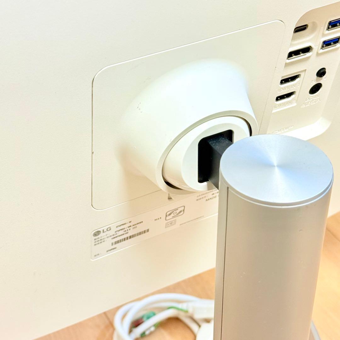 即購入可: LG 27UP850-W 27インチ 4Kモニター 動作品