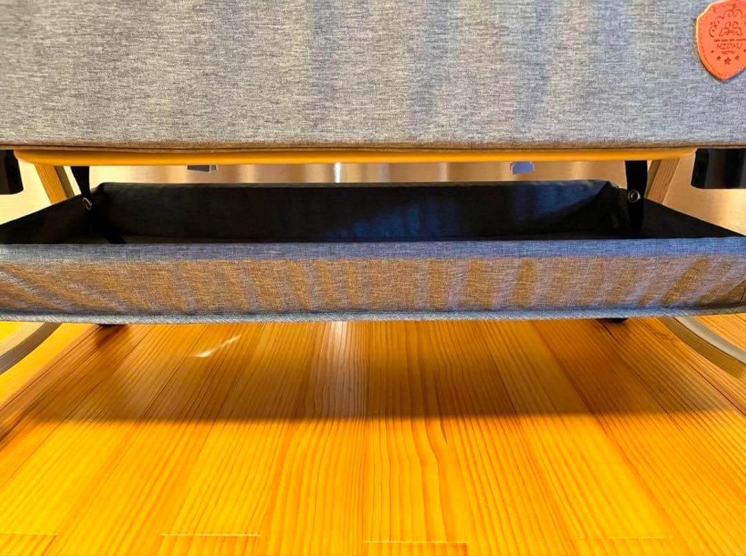 【美品】HZDMJベビーベッド2022年モデル グレー