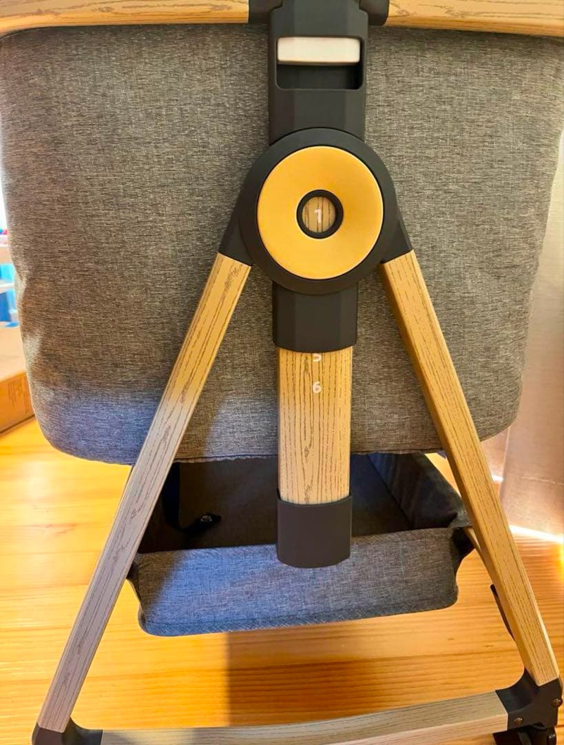 【美品】HZDMJベビーベッド2022年モデル グレー