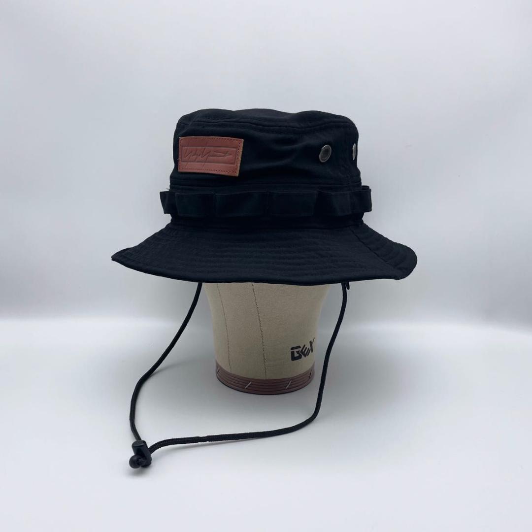 激レア ヨウジヤマモト×ニューエラ アドベンチャーハット レザーパッチ 黒