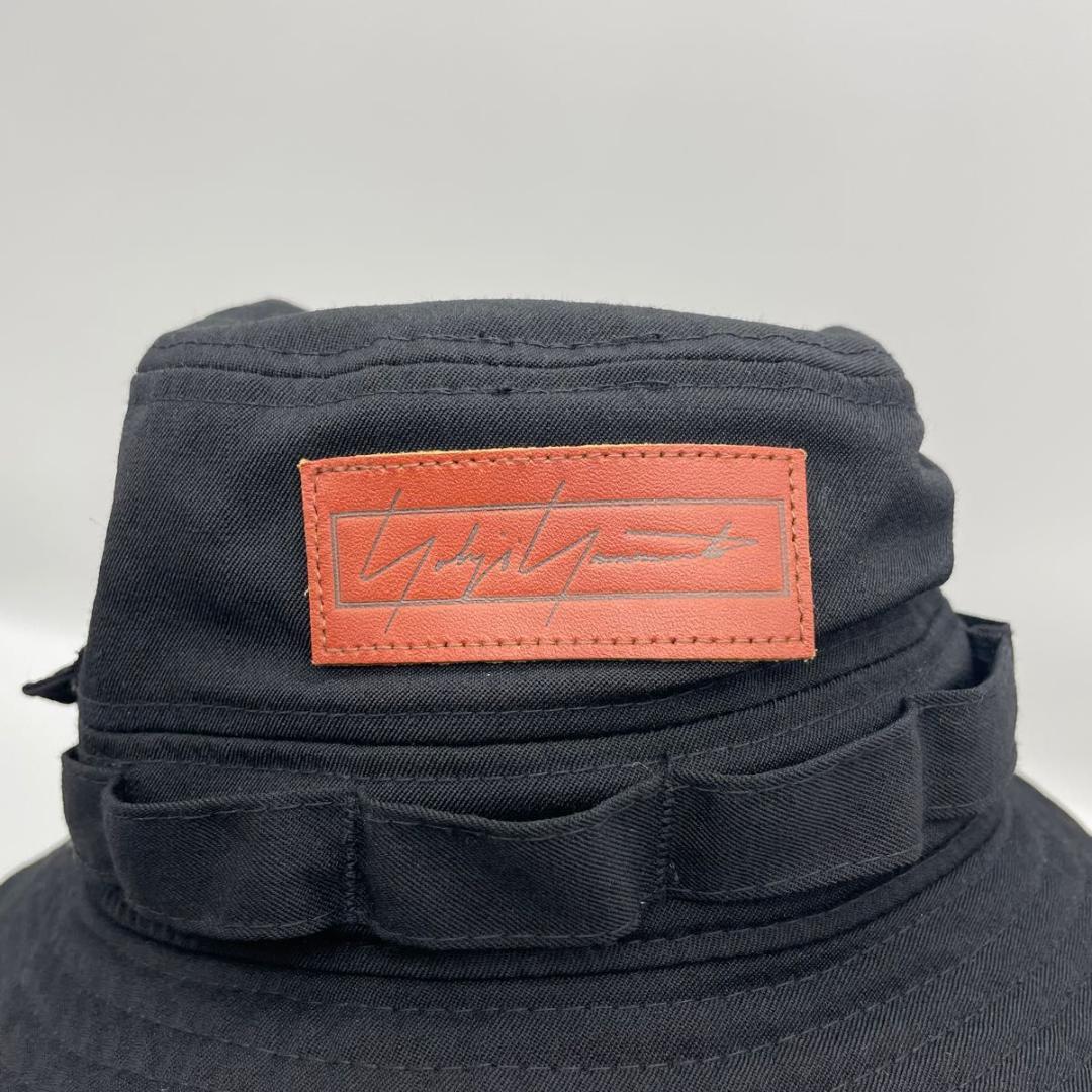激レア ヨウジヤマモト×ニューエラ アドベンチャーハット レザーパッチ 黒