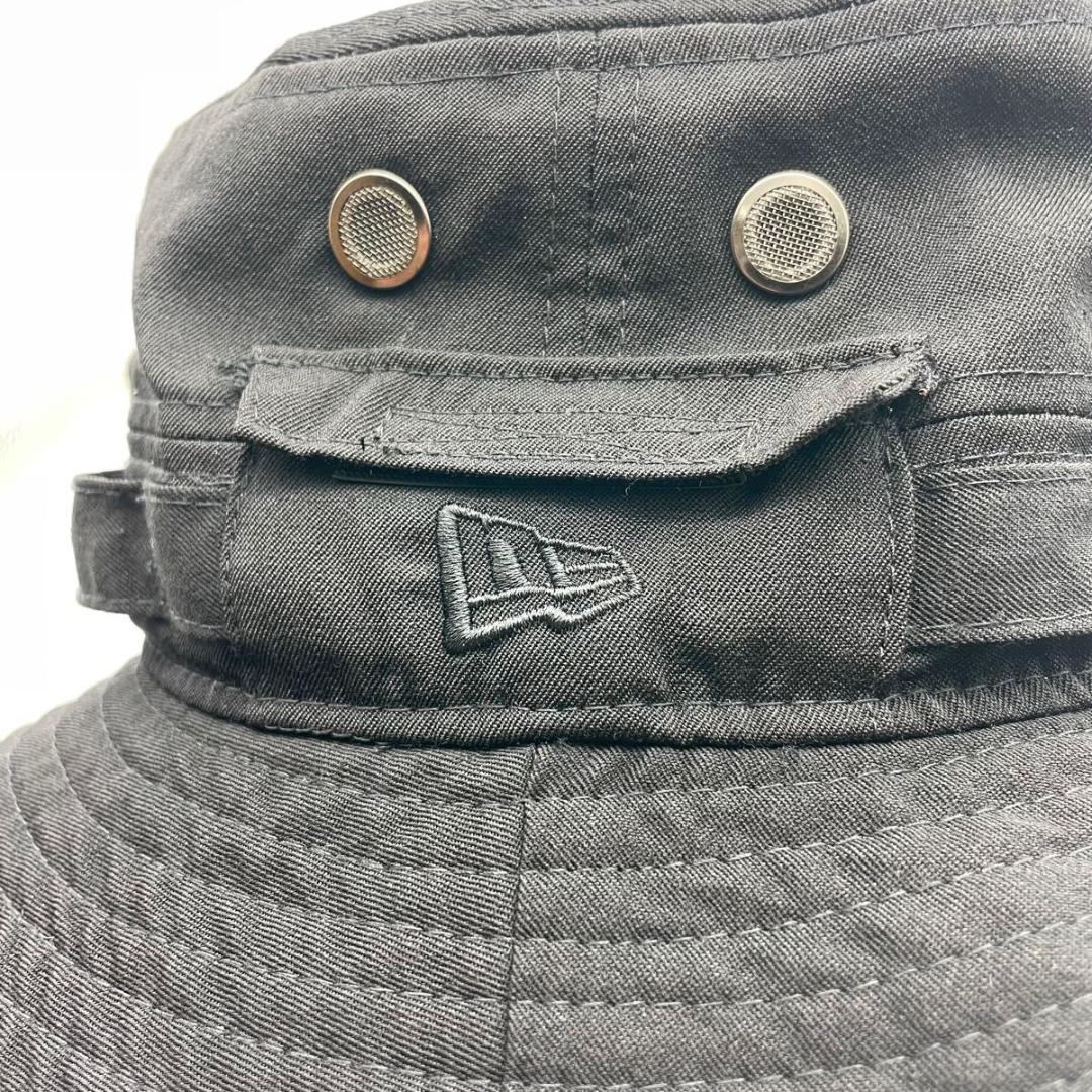 激レア ヨウジヤマモト×ニューエラ アドベンチャーハット レザーパッチ 黒