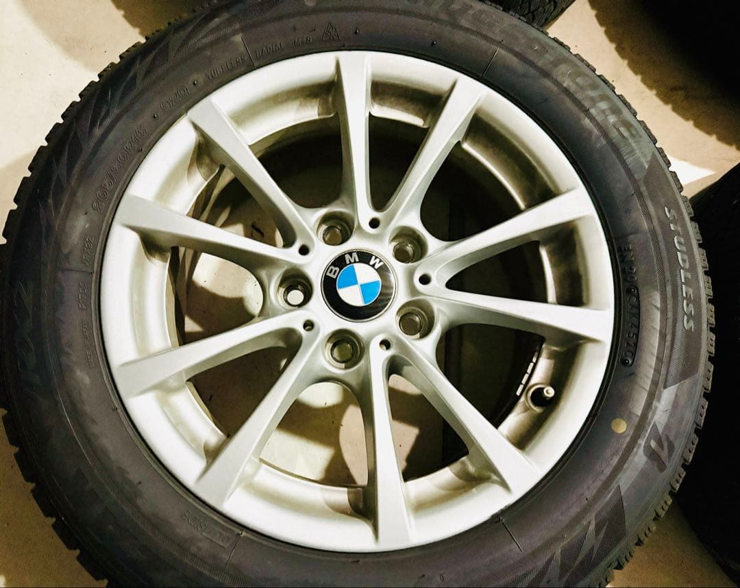 BMW320D純正　16インチ スタッドレス　ブリザックVRX2 ホイールセット