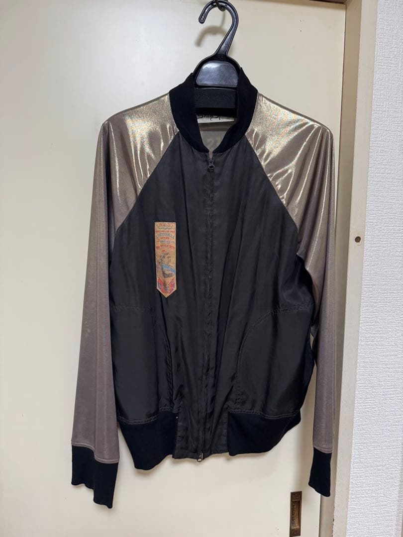 シェアースピリット　シルクプリントスカジャン