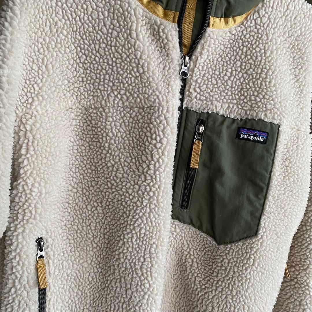 パタゴニア　レトロX ジャケット　アウター　ボア　ベージュ　カーキ　XXL