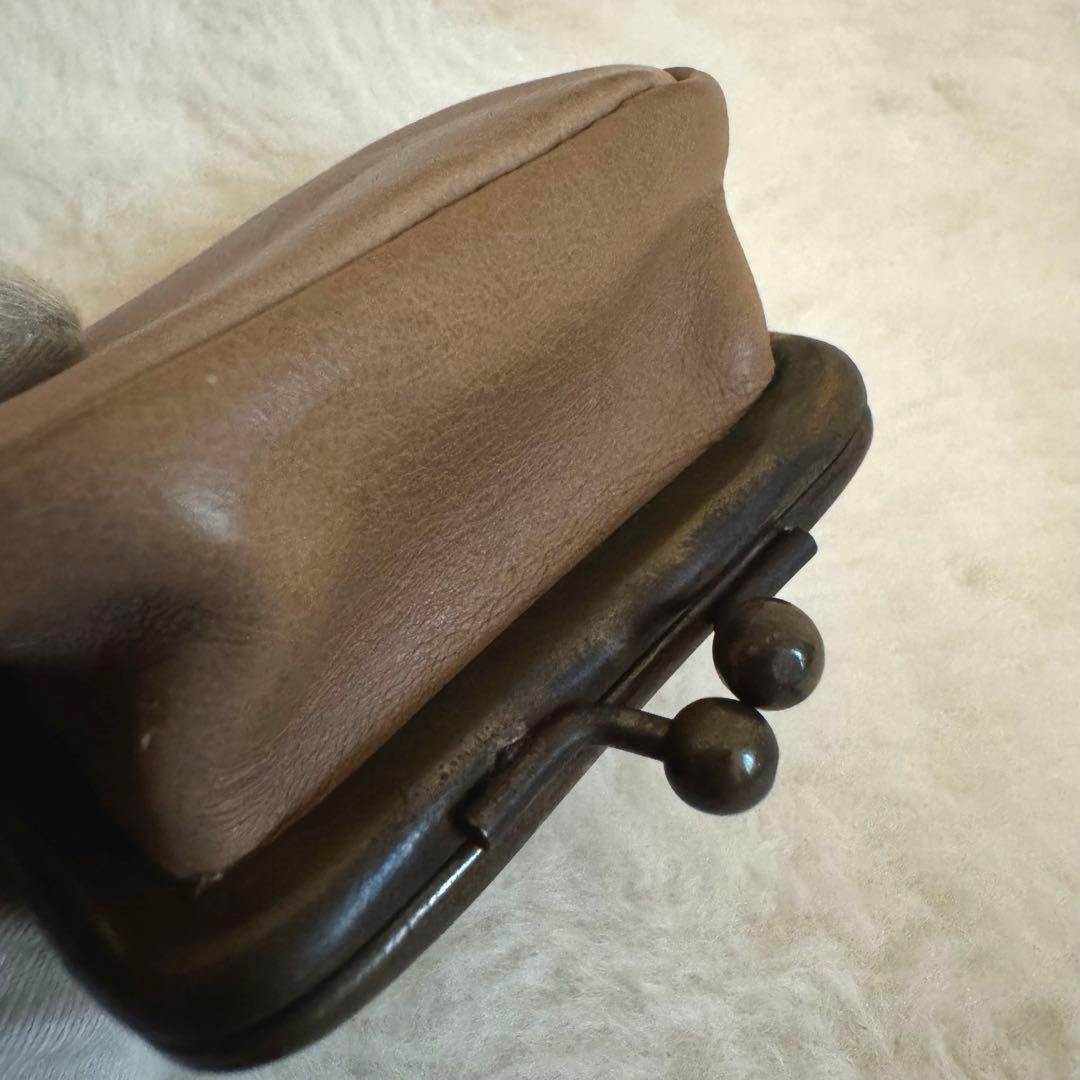 Arts and Science 小物入れ　ケース がま口　グレージュ